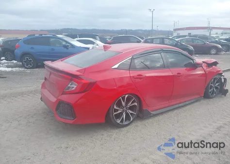 2018 Honda Civic Si из США, поврежденный, VIN 2HGFC1E55JH705967